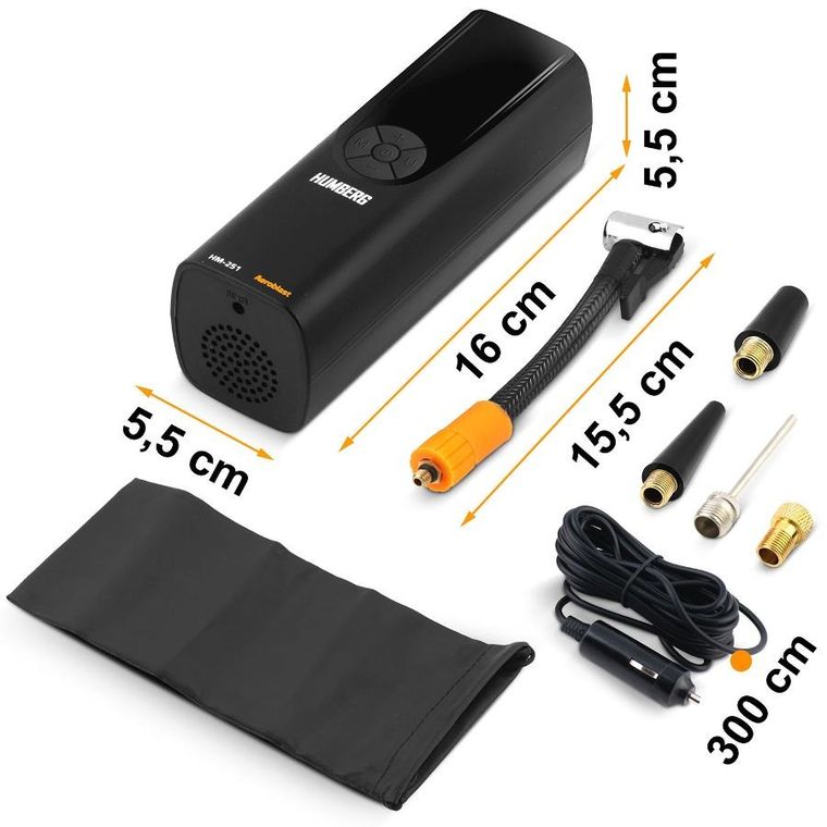 Humberg, kompresor elektryczny, bezprzewodowy