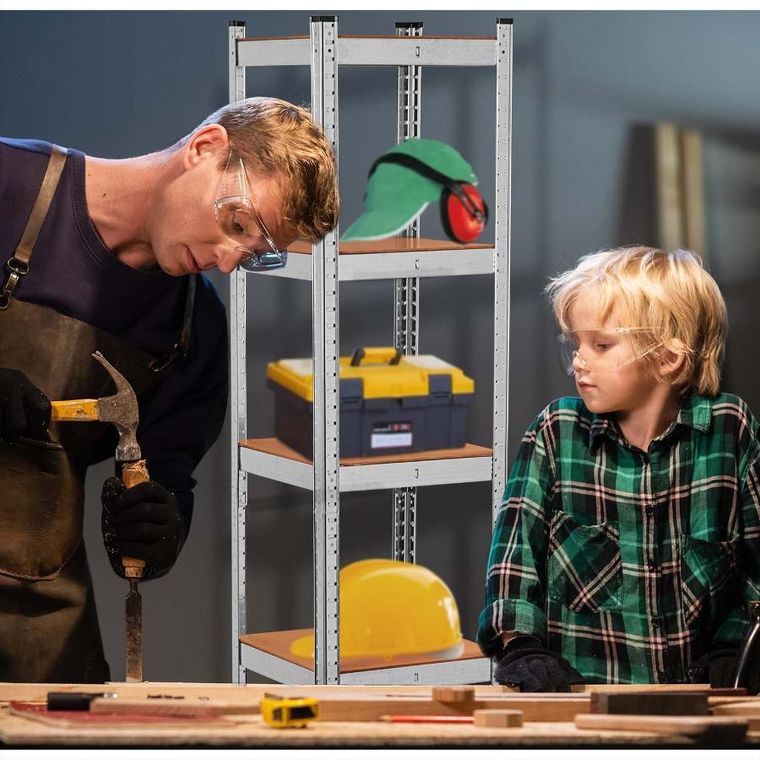 Humberg, regał metalowy magazynowy 180-40-40 cm