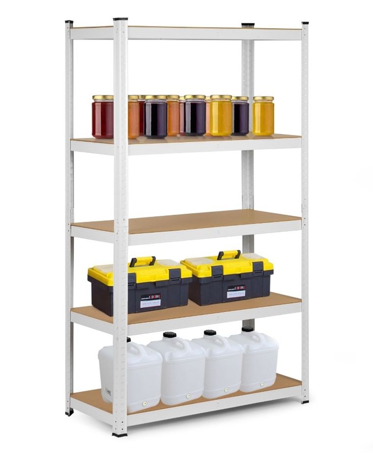 Humberg, regał metalowy, magazynowy, 2w1, 150-75-30 cm, 625 kg