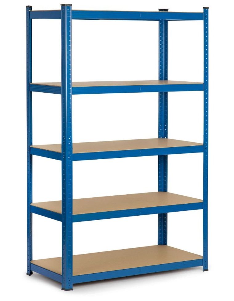 Humberg, regał metalowy, magazynowy, 2w1, 150-75-30 cm, 625 kg