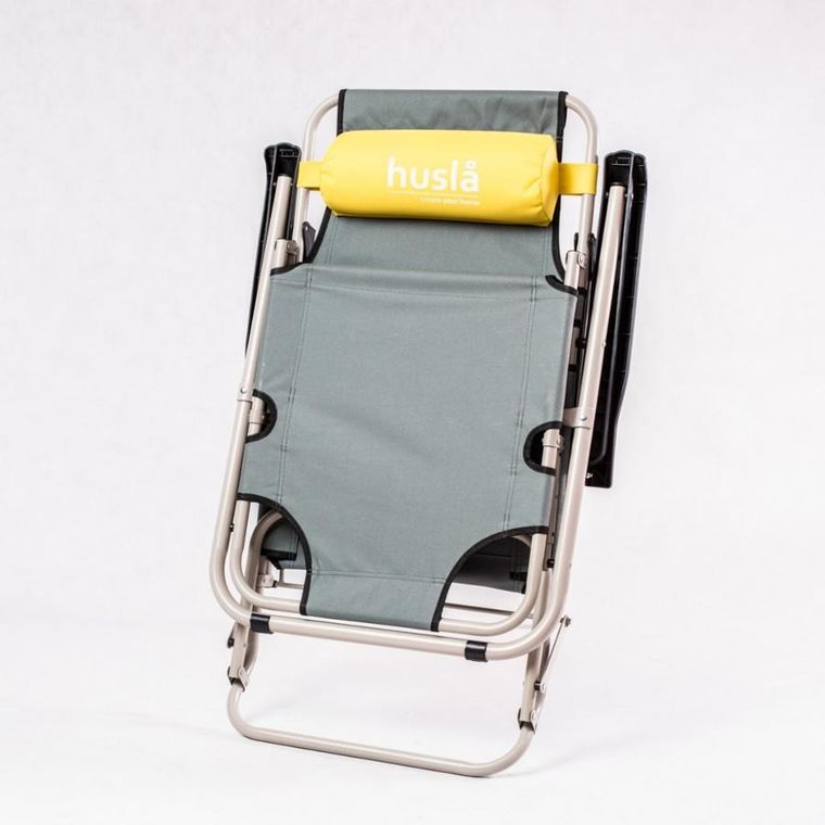 Husla, leżak składany, plażowy, ogrodowy, huse, 73920