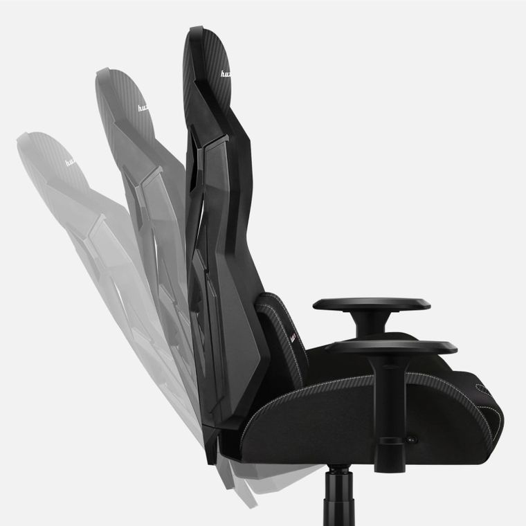 Huzaro, Combat 7.6, fotel gamingowy, RGB, Black