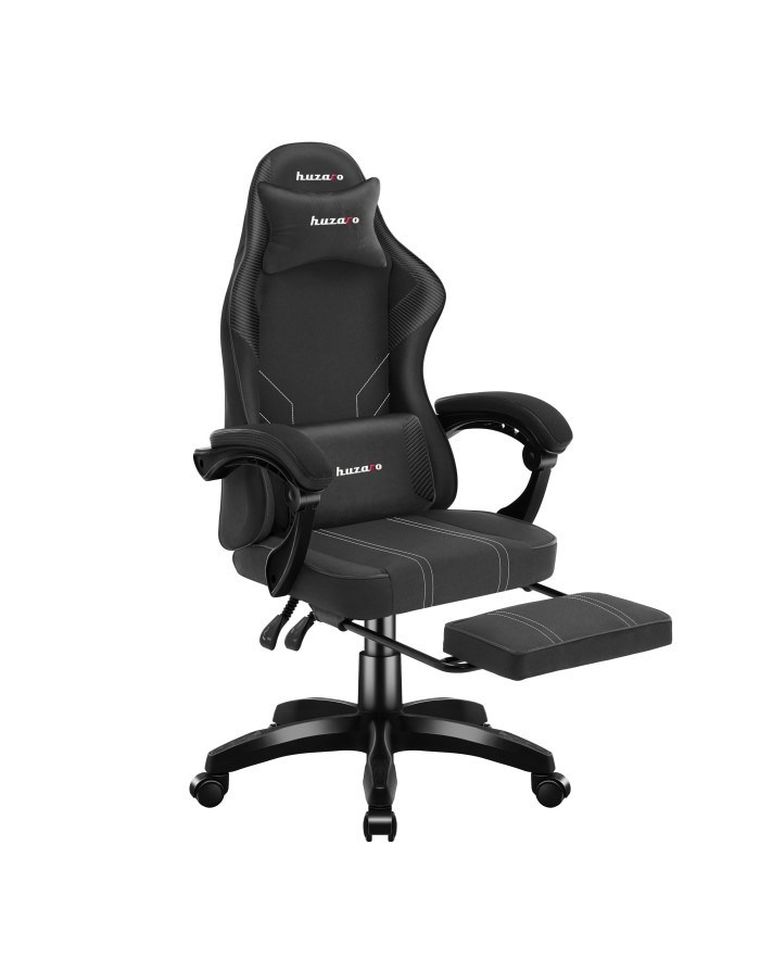 Huzaro, Force, 3.7, fotel gamingowy, Carbon Black