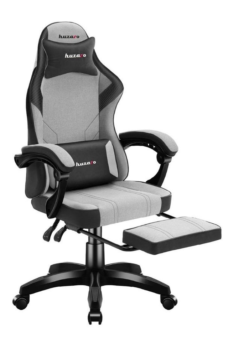 Huzaro, Force 3.7, fotel gamingowy, Grey