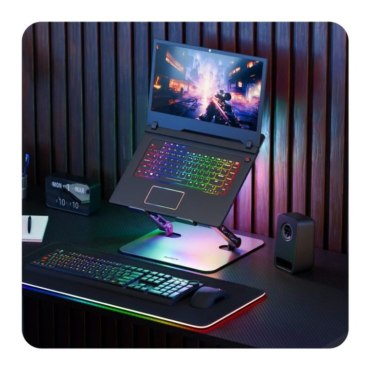 Huzaro, Hold 4.0, podstawka pod laptopa, RGB