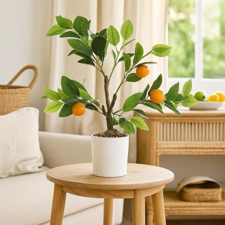 Ibergarden, dekoracyjne drzewko, pomarańczowe, 58 cm