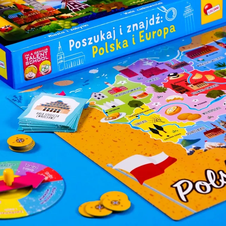 I'm a Genius, Poszukaj i znajdź: Polska i Europa, gra edukacyjna