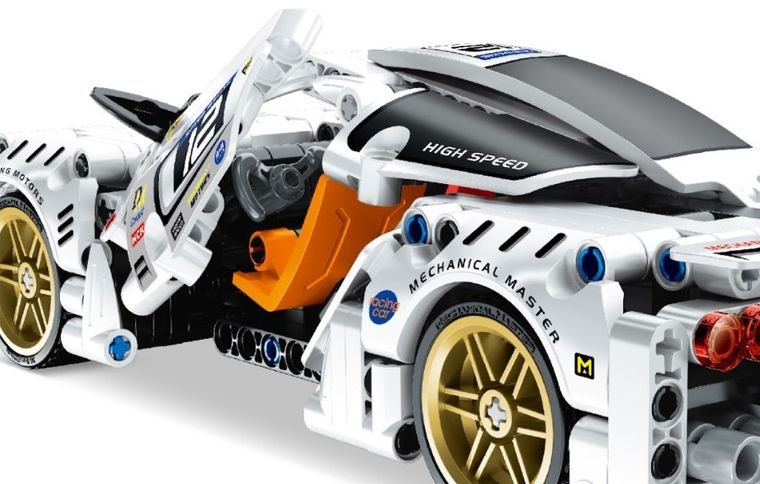 iM.Master, super auto białe, klocki, 437 elementy