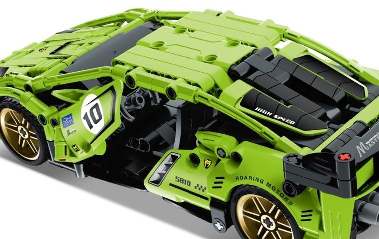 iM.Master, super auto zielone, klocki, 457 elementów