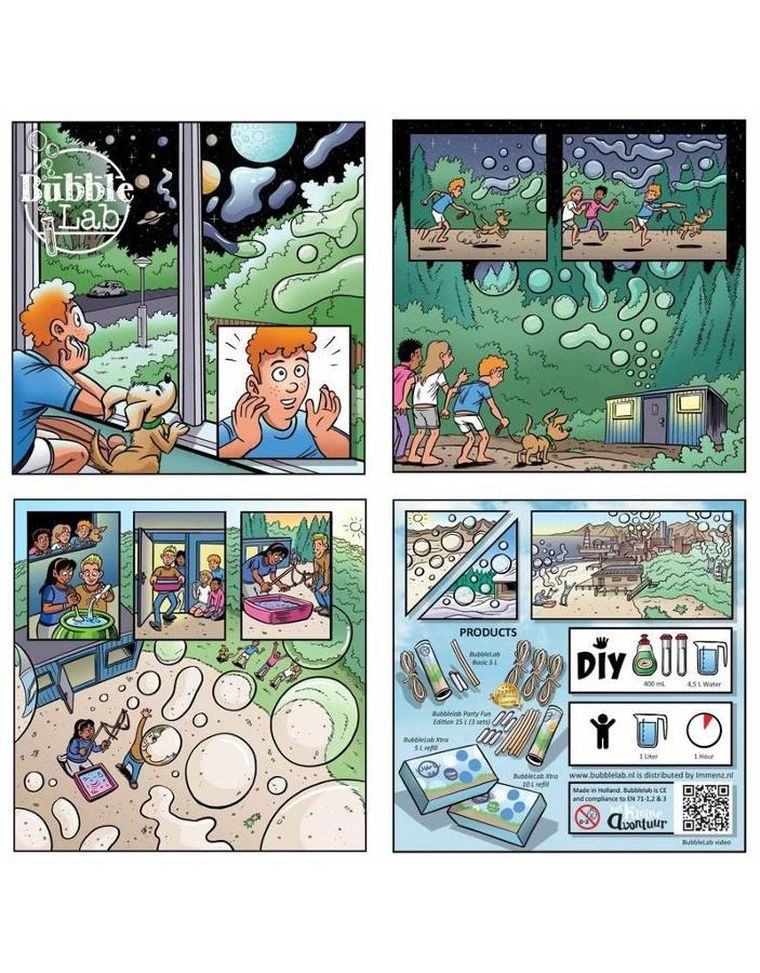 Immenz, BubbleLab, zapasowy proszek do baniek mydlanych, 10l