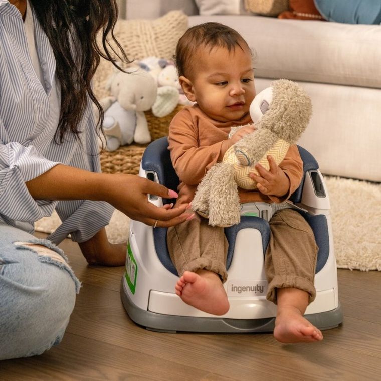 InGenuity, Baby Base, krzesełko do karmienia 2w1, night sky, 6m+