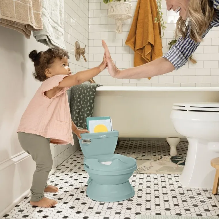 InGenuity, My Size Potty PRO, toaleta dziecięca z dźwiękiem 2w1, nocnik, zielona
