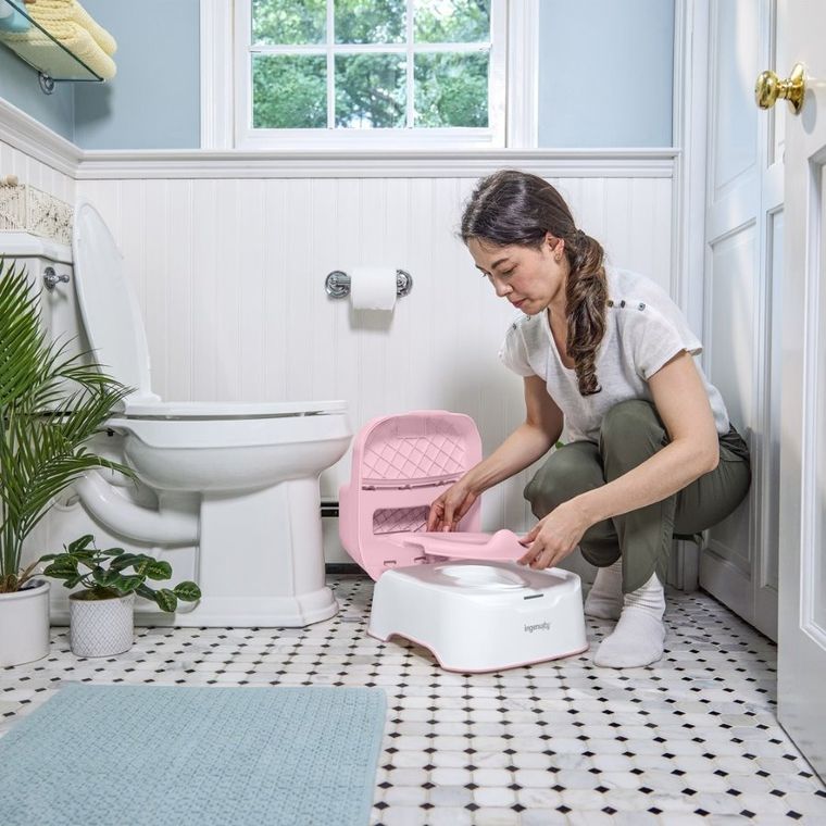 InGenuity, Prepare to Potty, nocnik 3w1, różowy