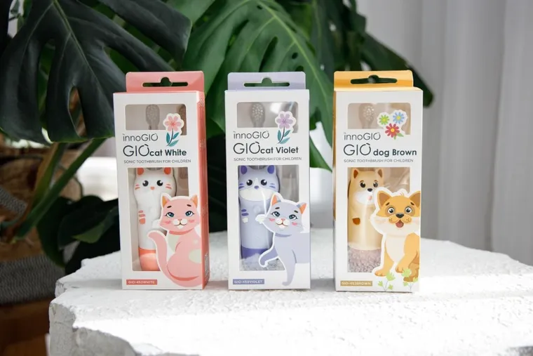 InnoGIO, GIOcat, silikonowa szczoteczka do zębów