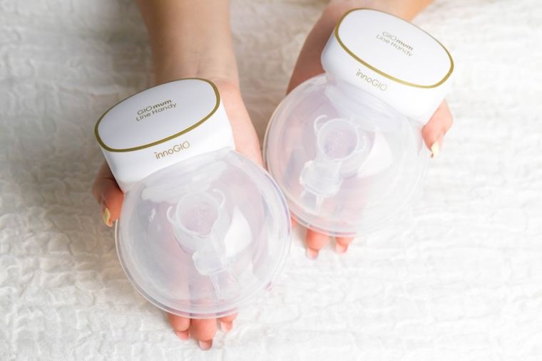 InnoGIO, GIOmumLine, Handy, laktator elektryczny muszlowy, podwójny