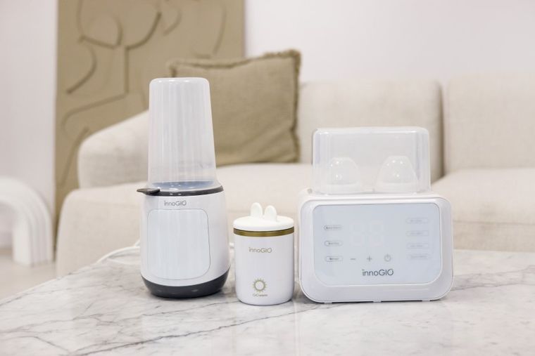 InnoGIO, GIOwarm Fast Duo, podwójny podgrzewacz i sterylizator do butelek