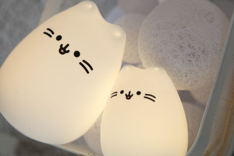 InnoGIO, Kitty, silikonowa lampka nocna, midi