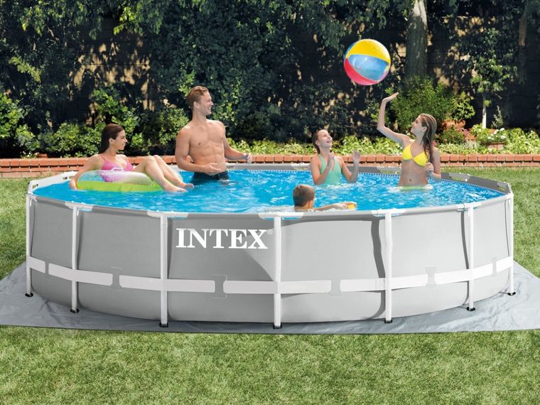 Intex, basen ogrodowy, stelażowy, 18w1, 457-107 cm