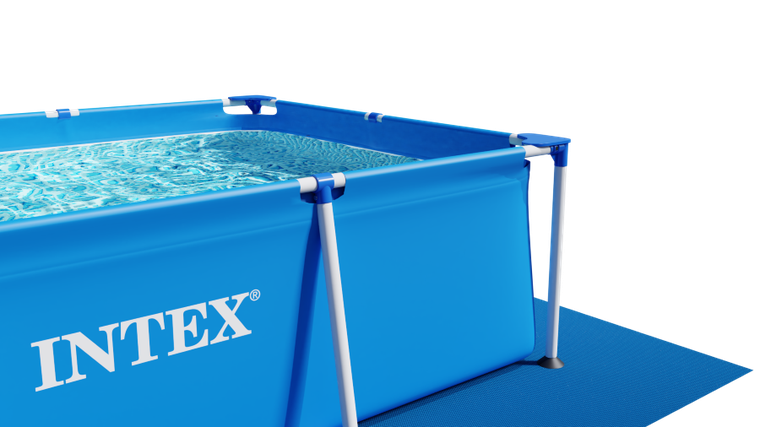 Intex, basen ogrodowy, stelażowy, 260-160-65 cm, zestaw 15w1