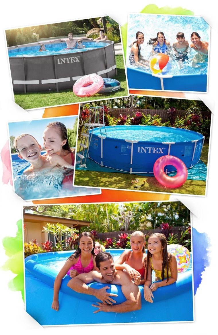Intex, basen rozporowy, 9w1, 457-84 cm