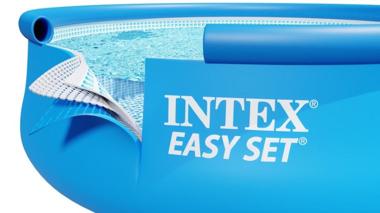 Intex, Easy Set, basen, śr. 4,57 m, pompa filtrująca 220-240V, zestaw