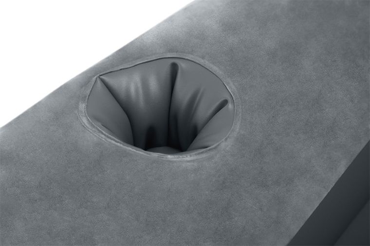 Intex, fotel materac dmuchany, welurowy, 2w1