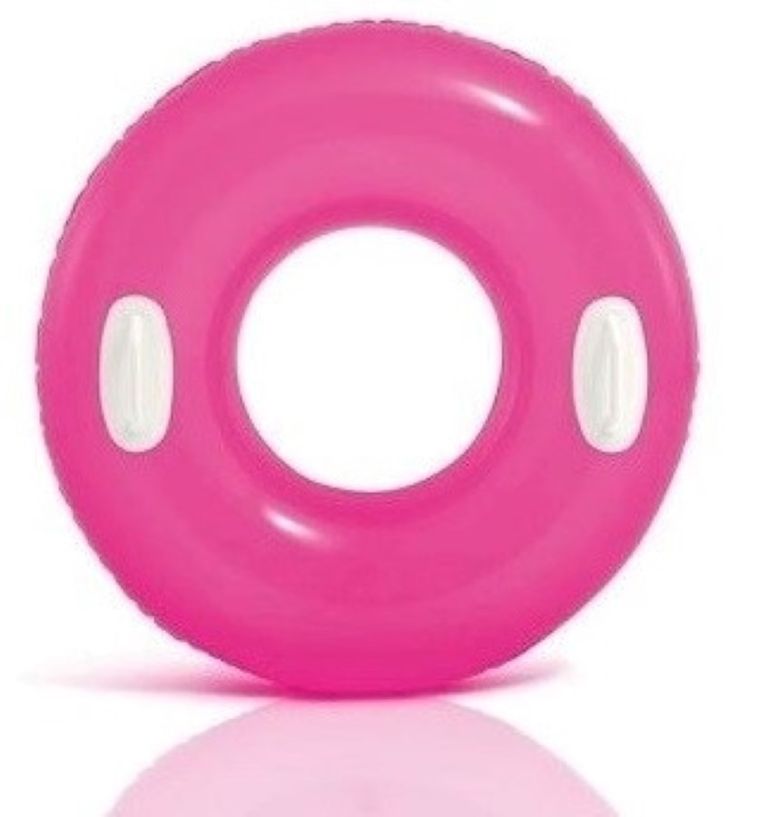 Intex, koło do pływania z uchwytami