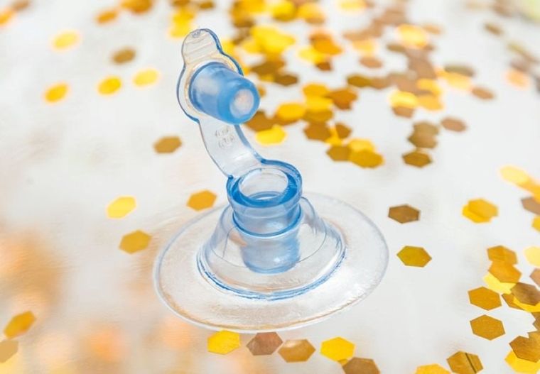 Intex, koło nadmuchiwane z drobinkami brokatu