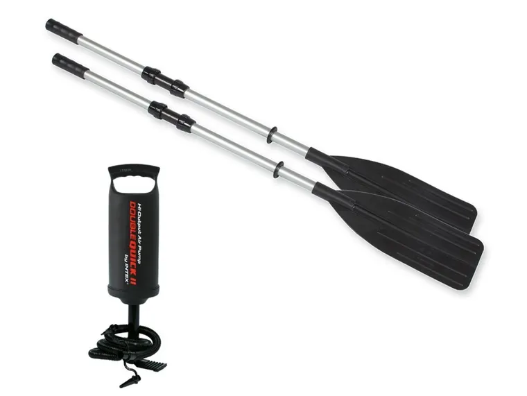 Intex, Seahawk 4, ponton, z wiosłami, 351-145-48 cm