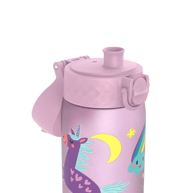 Ion8, Jednorożec, bidon z ustnikiem, liliowy, 500 ml