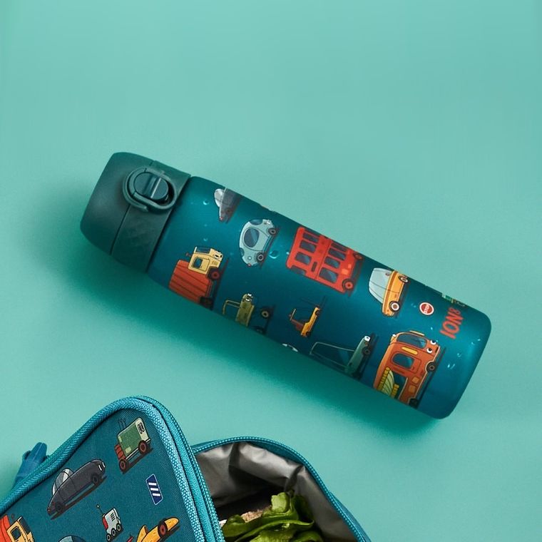 Ion8, Samochody, bidon z ustnikiem, morski, 500 ml