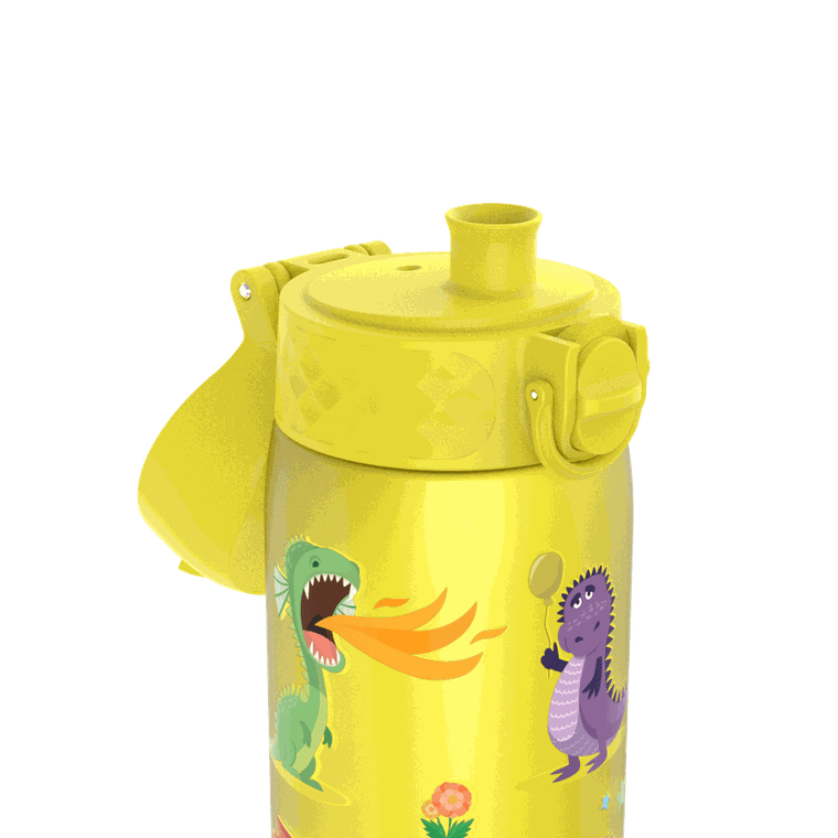 Ion8, Smoki, bidon z ustnikiem, żółty, 500 ml