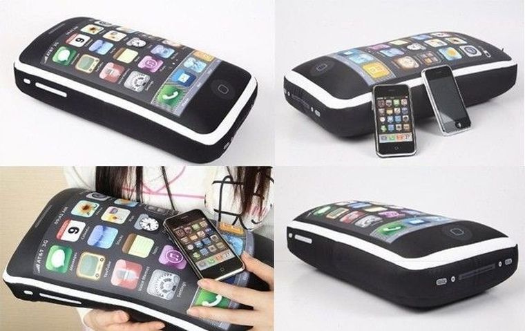 ipoduszka, poduszka z motywem ios, 40-20-12 cm