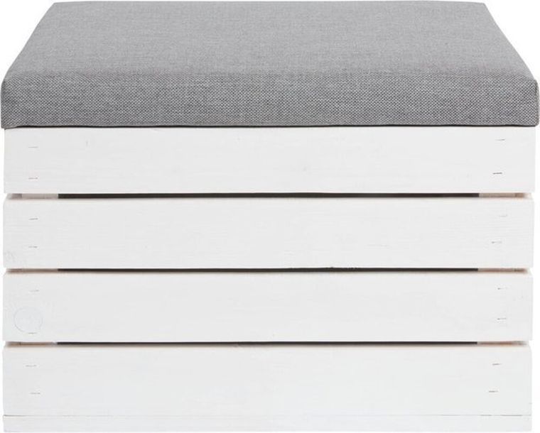 Iso Trade, pufa drewniana, skrzynia