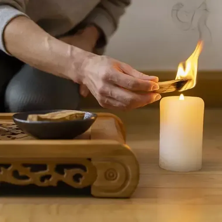 Iso Trade, świeca walec biała, zestaw, 8 szt.