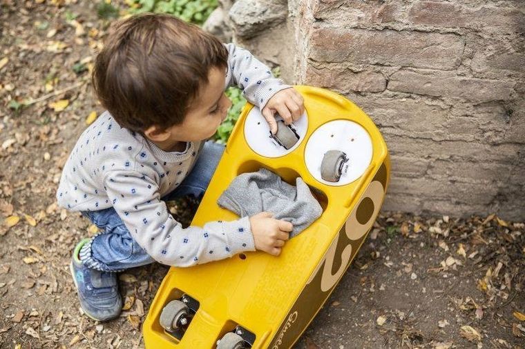 Italtrike, Ginetta Mini Eolo, jeździk, żółty