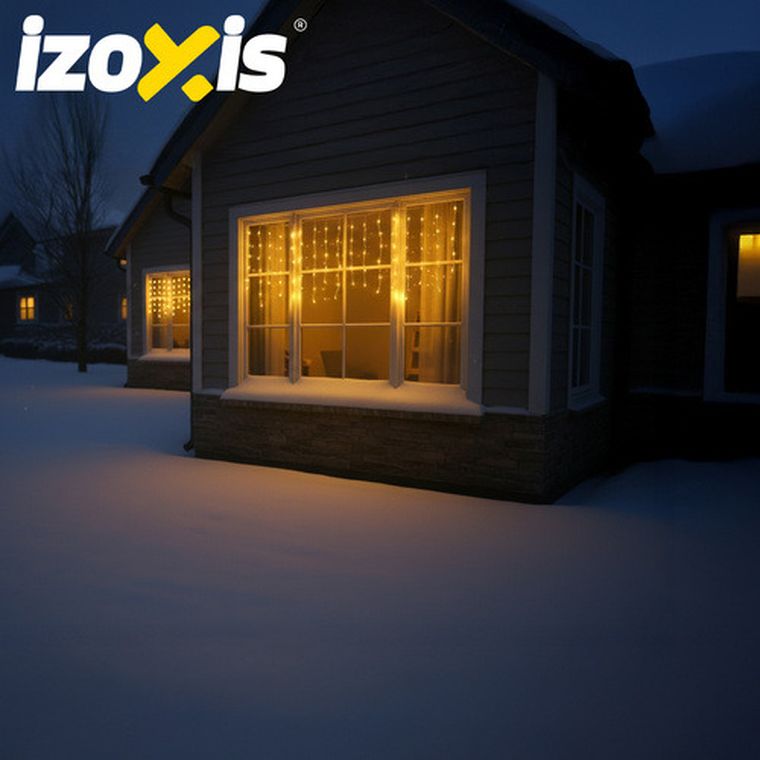Izoxis, lampki zewnętrzne, 100 LED, 4m