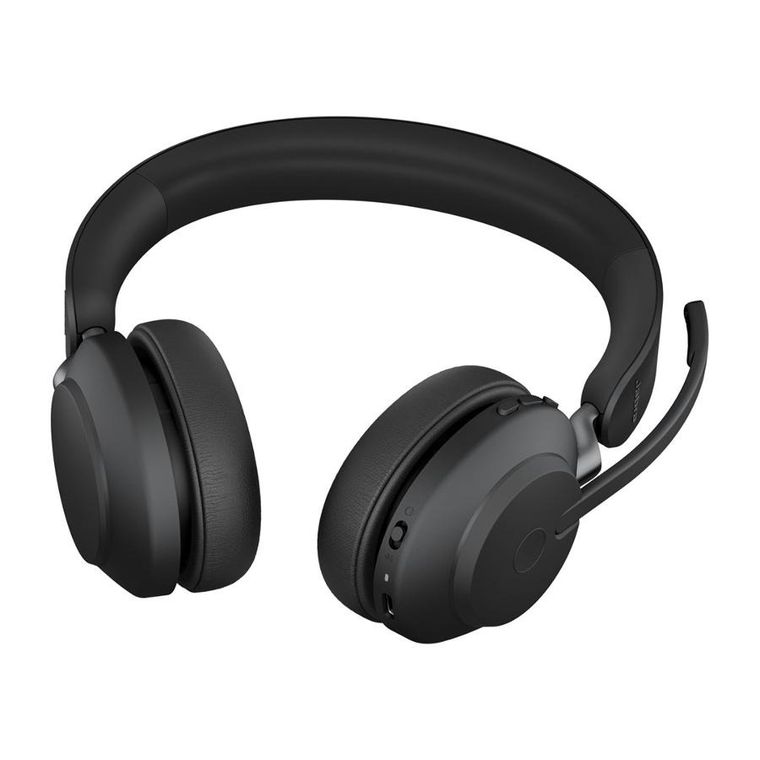 Jabra, Evolve2 65, UC Stereo, bezprzewodowe słuchawki nauszne z mikrofonem