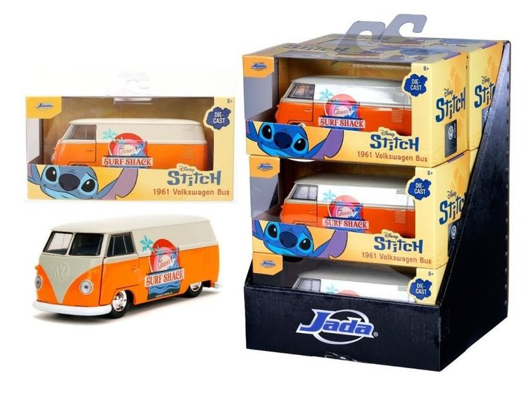 Jada, Lilo i Stitch, Volkswagen Bus 1961, model pojazdu, 1:32
