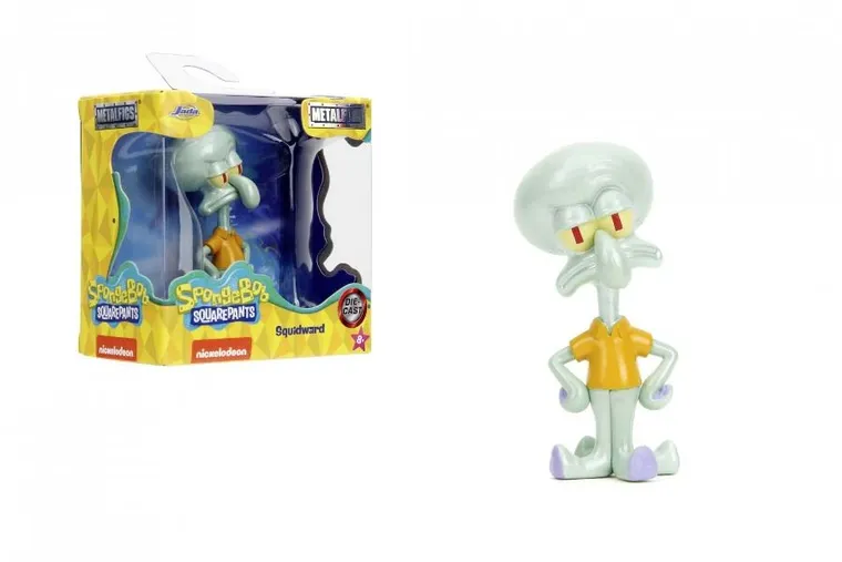 Jada, SpongeBob, metalowa figurka kolekcjonerska, 6,5 cm, 1 szt.