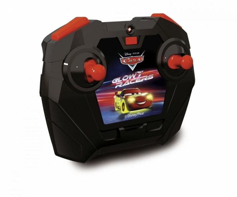 Jada Toys, Auta, Glow Racers, Lightning McQueen, pojazd zdalnie sterowany, 1:24