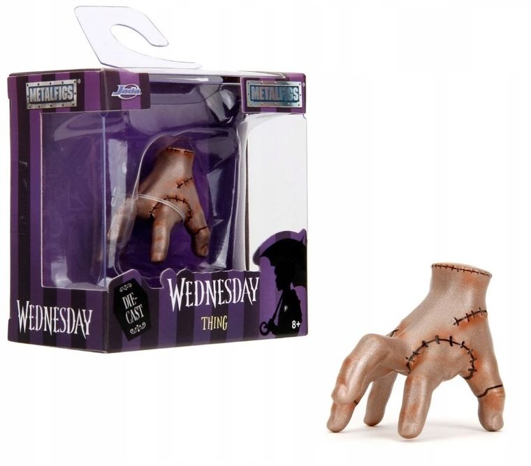 Jada Toys, Wednesday, figurka metalowa, 6,5 cm, 1 szt.