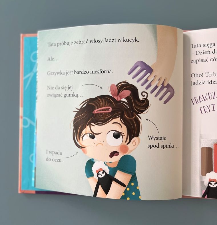 Jadzia Pętelka idzie do fryzjera. Rodzina Pętelków