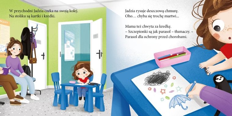 Jadzia Pętelka idzie na szczepienie