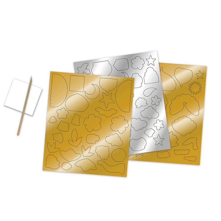 Janod, Bollywood, metalowe naklejki do wytłaczania