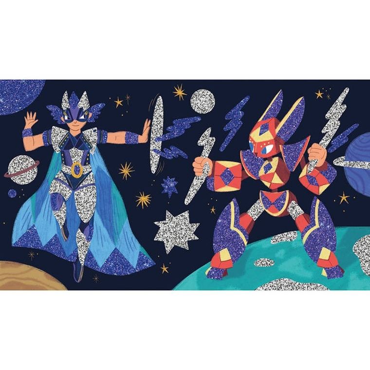 Janod, Brokat Bohaterowie, zestaw kreatywny