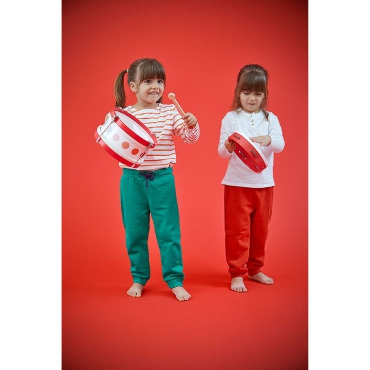 Janod, Confetti, bębenek drewniany