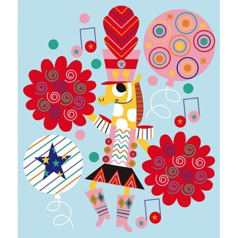 Janod, Graficzne zwierzątka do zdrapywania, zestaw kreatywny