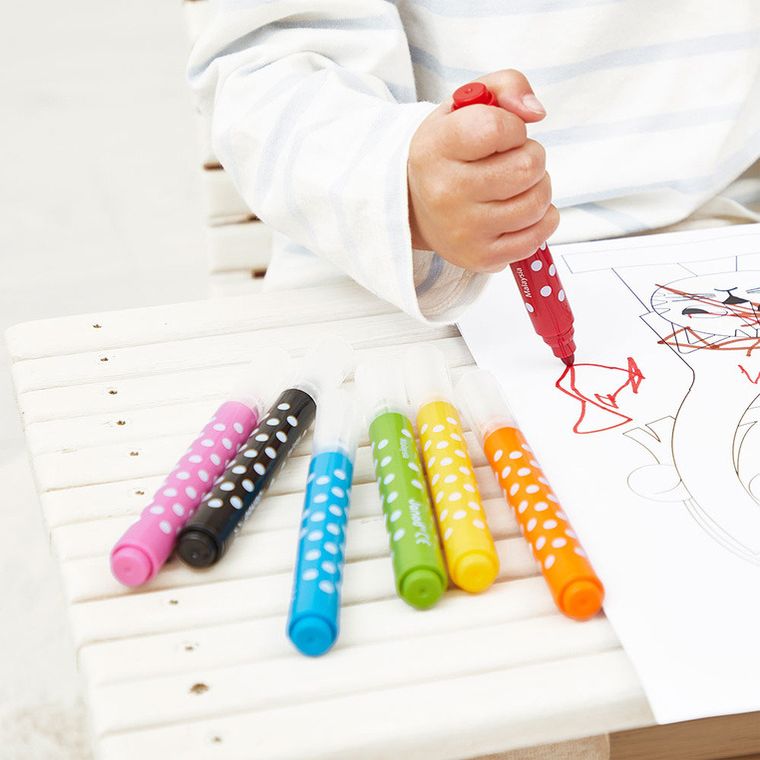 Janod, Jumbo, flamastry, 8 kolorów