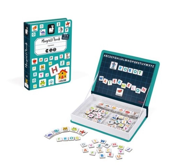 Janod, Magneti’book, Alfabet, magnetyczna układanka
